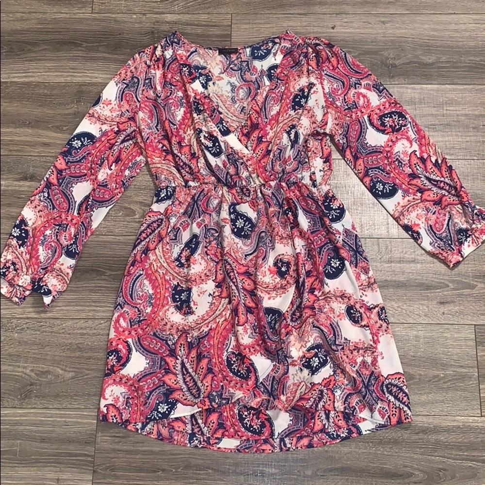 The Limited | Paisley Faux Wrap Dress